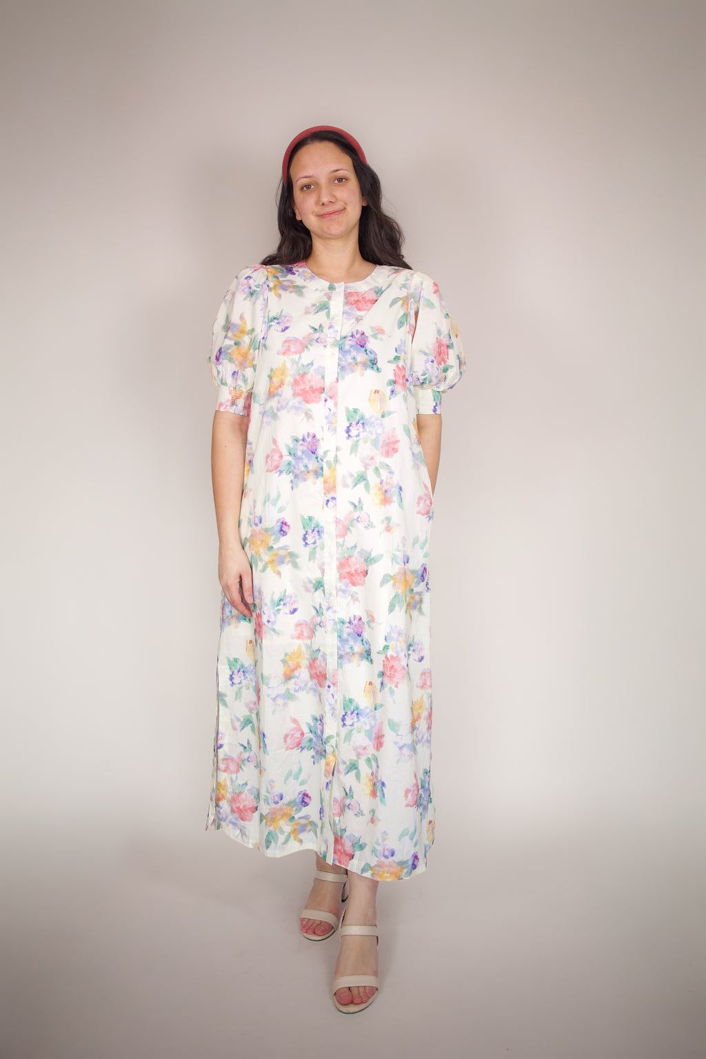Nyla Pastel Floral Dress - RESTOCKED!