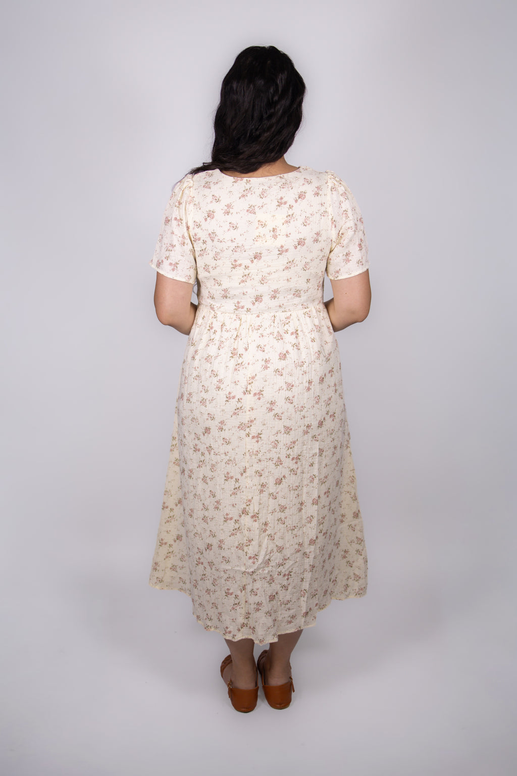Lillie Cotton Gauze Floral Dress