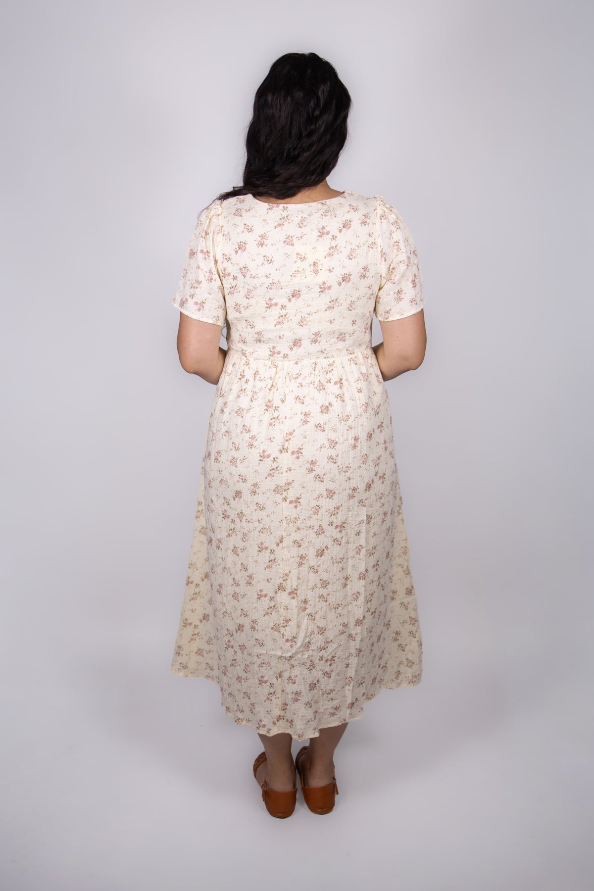 Lillie Cotton Gauze Floral Dress