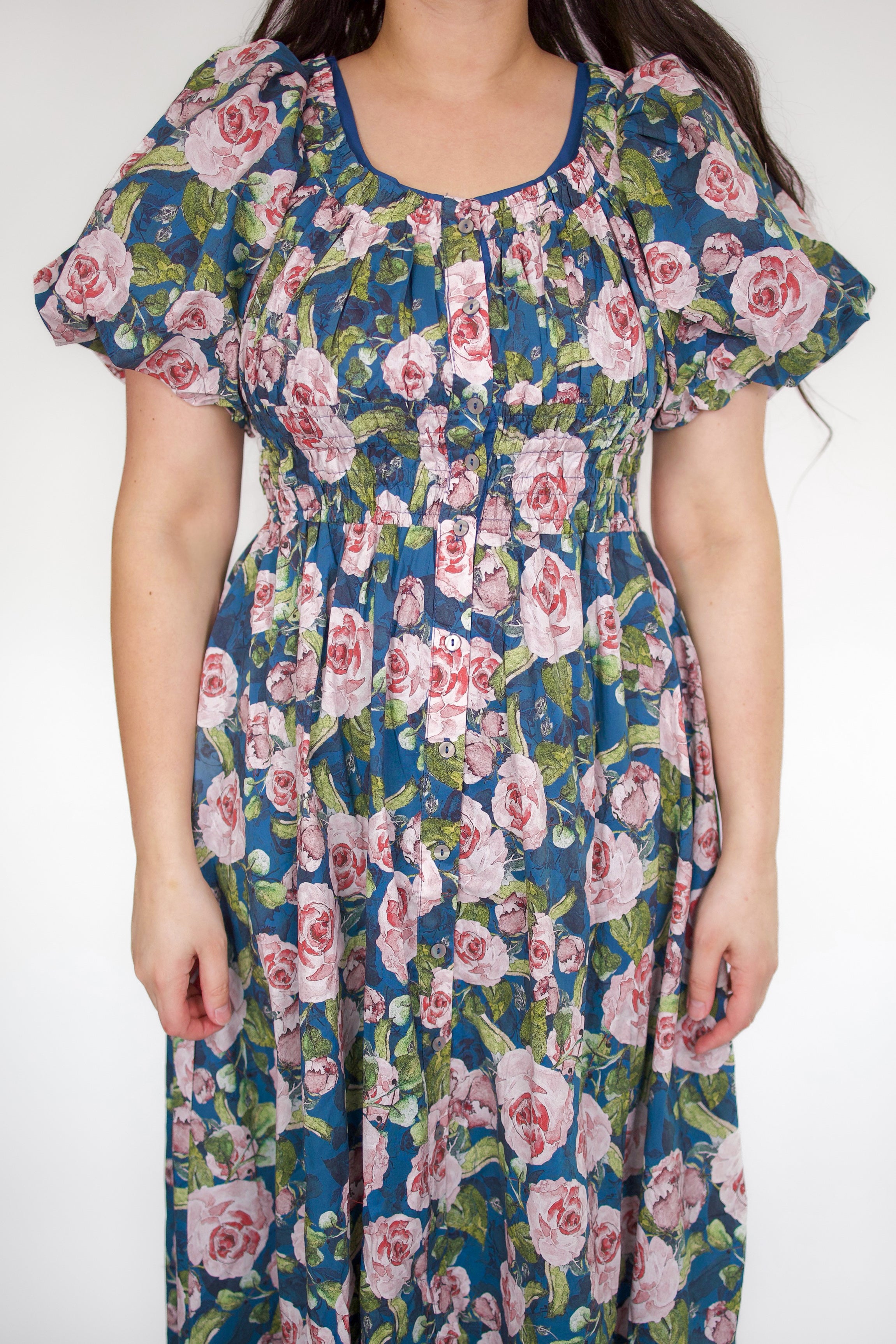 Rosemary Floral Puff Sleeve Dress
