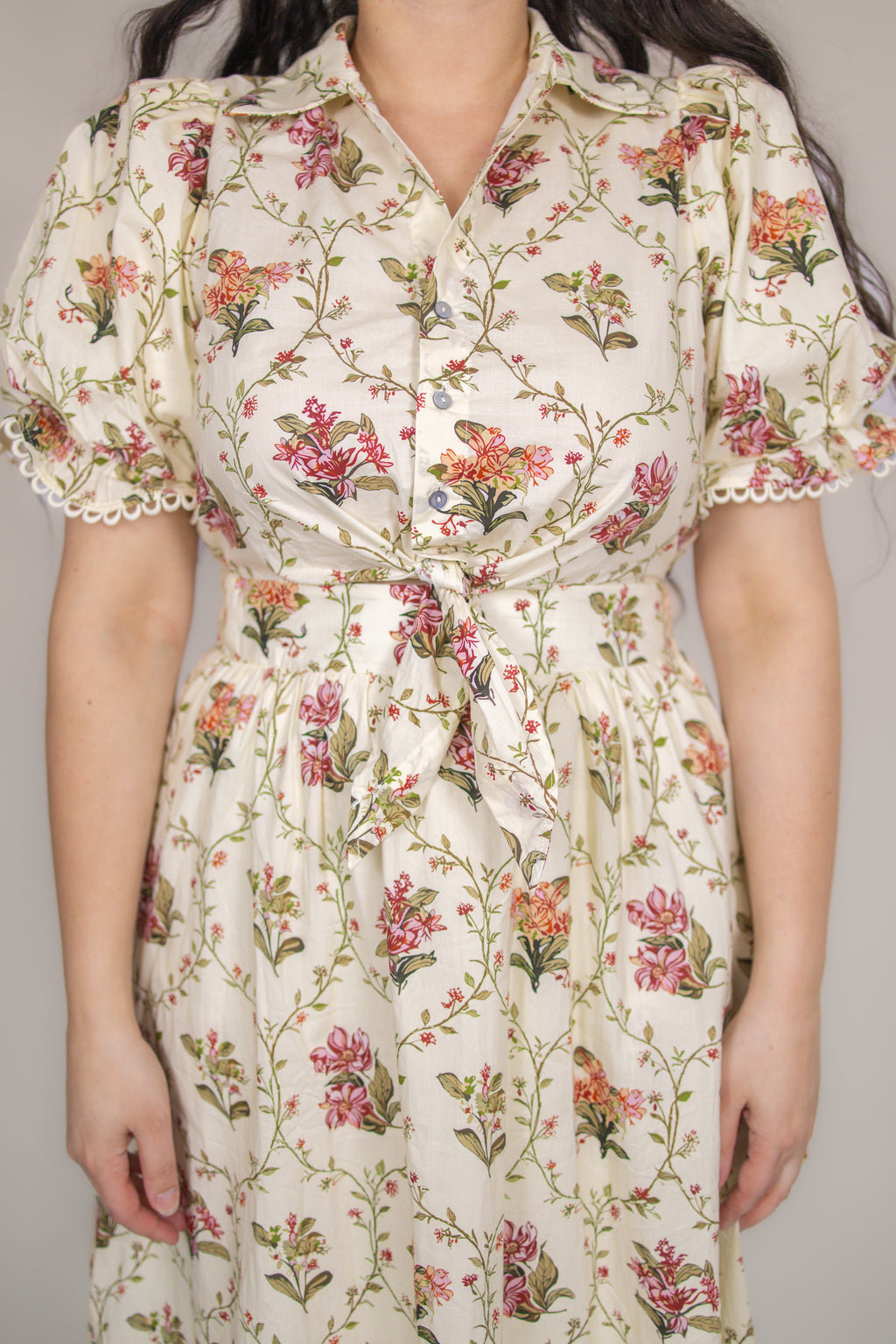Elodie Floral Midi Dress
