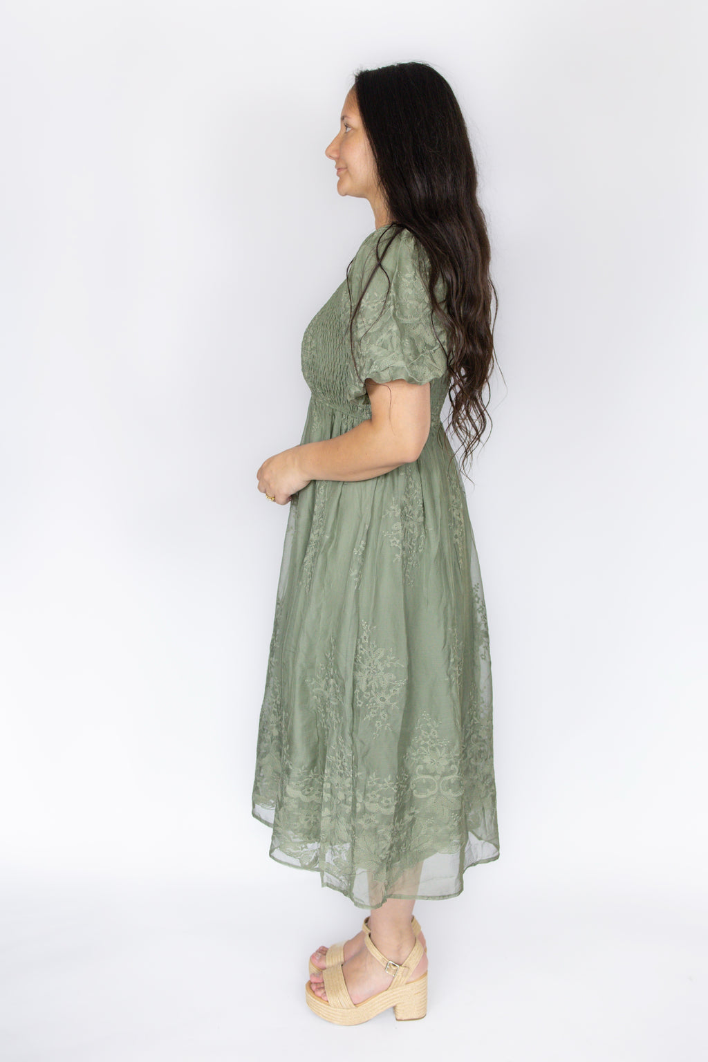 Ivy Floral Lace Dress