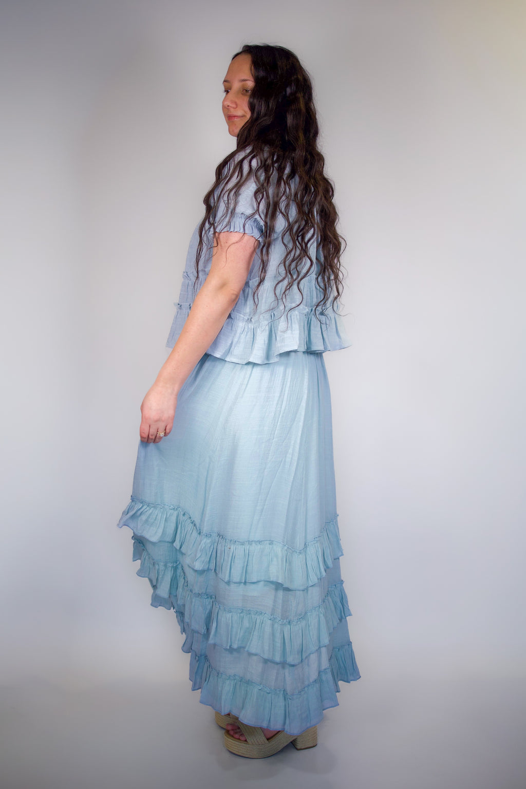 Brielle Ruffle Maxi Set