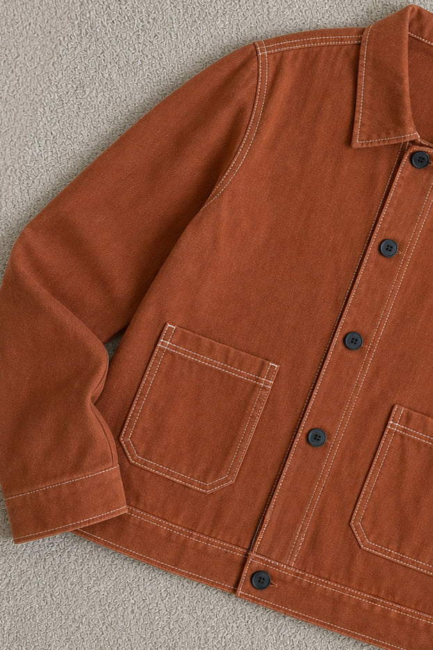 Ginger Denim Barn Jacket