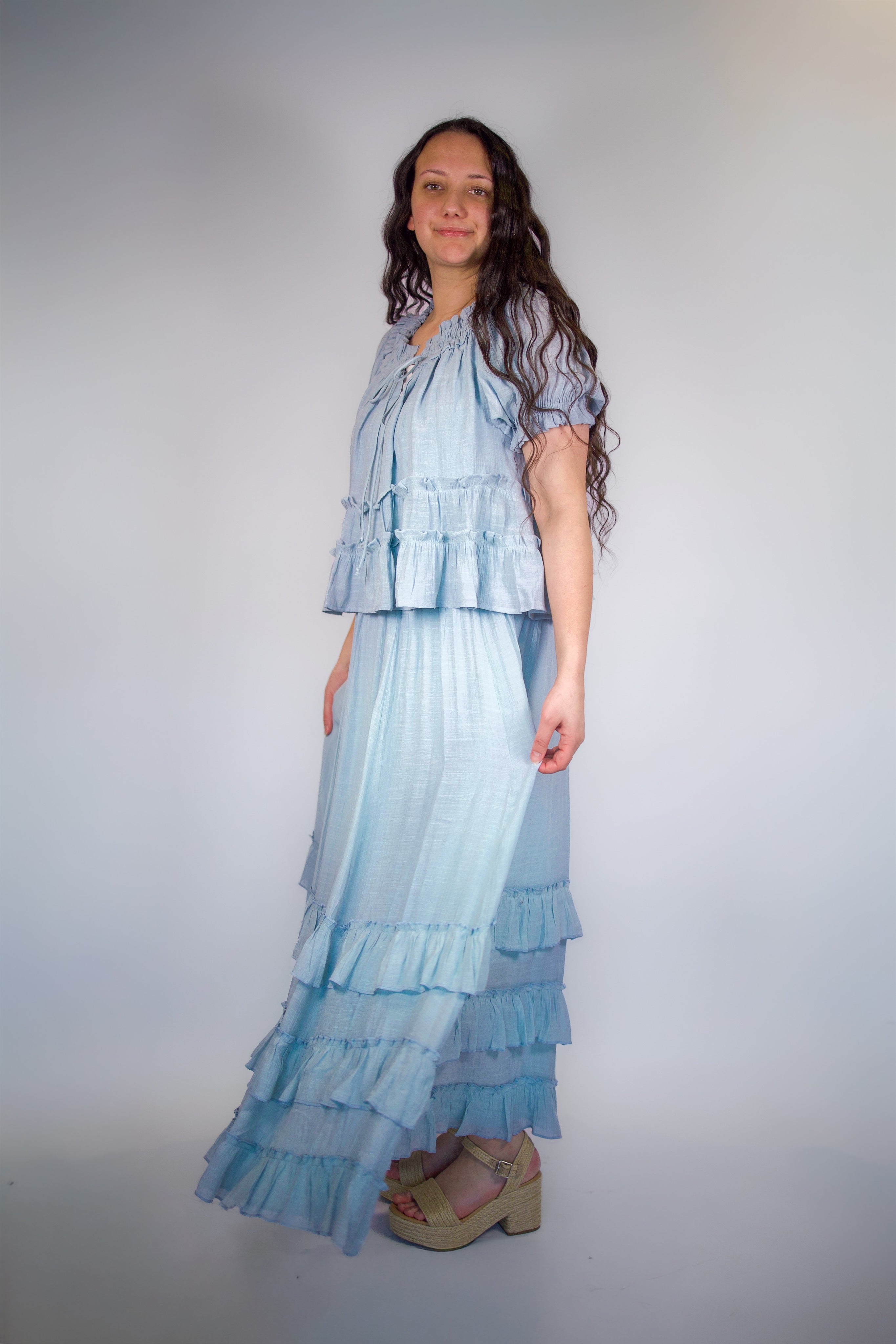 Brielle Ruffle Maxi Set