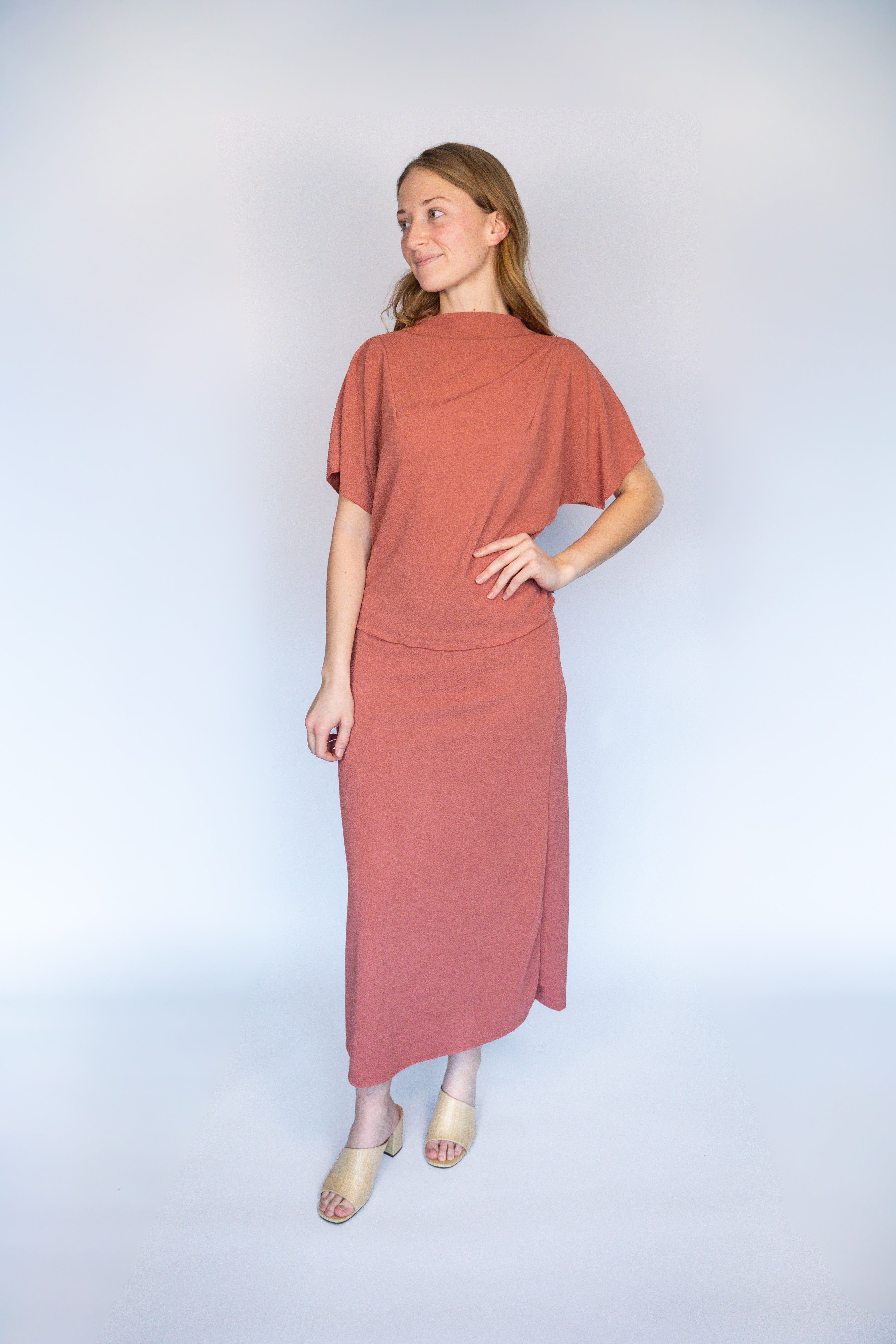 Rosie Mock Neck Maxi Set