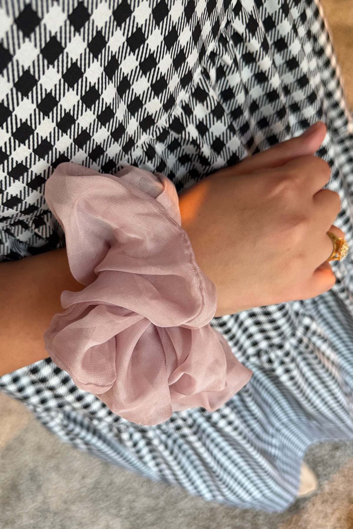 Jumbo Chiffon Hair Scrunchie