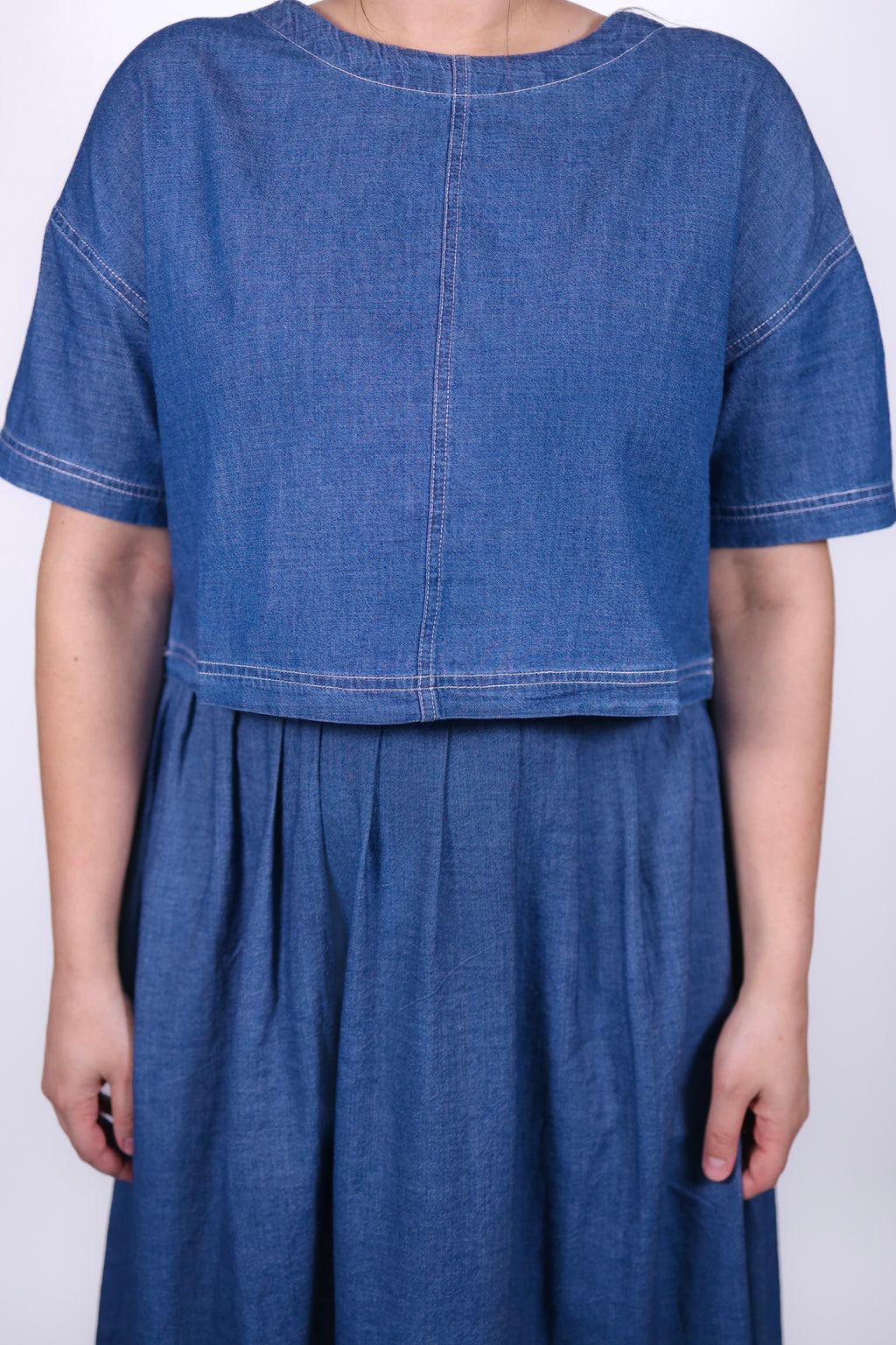 Remy Denim Print Midi Set