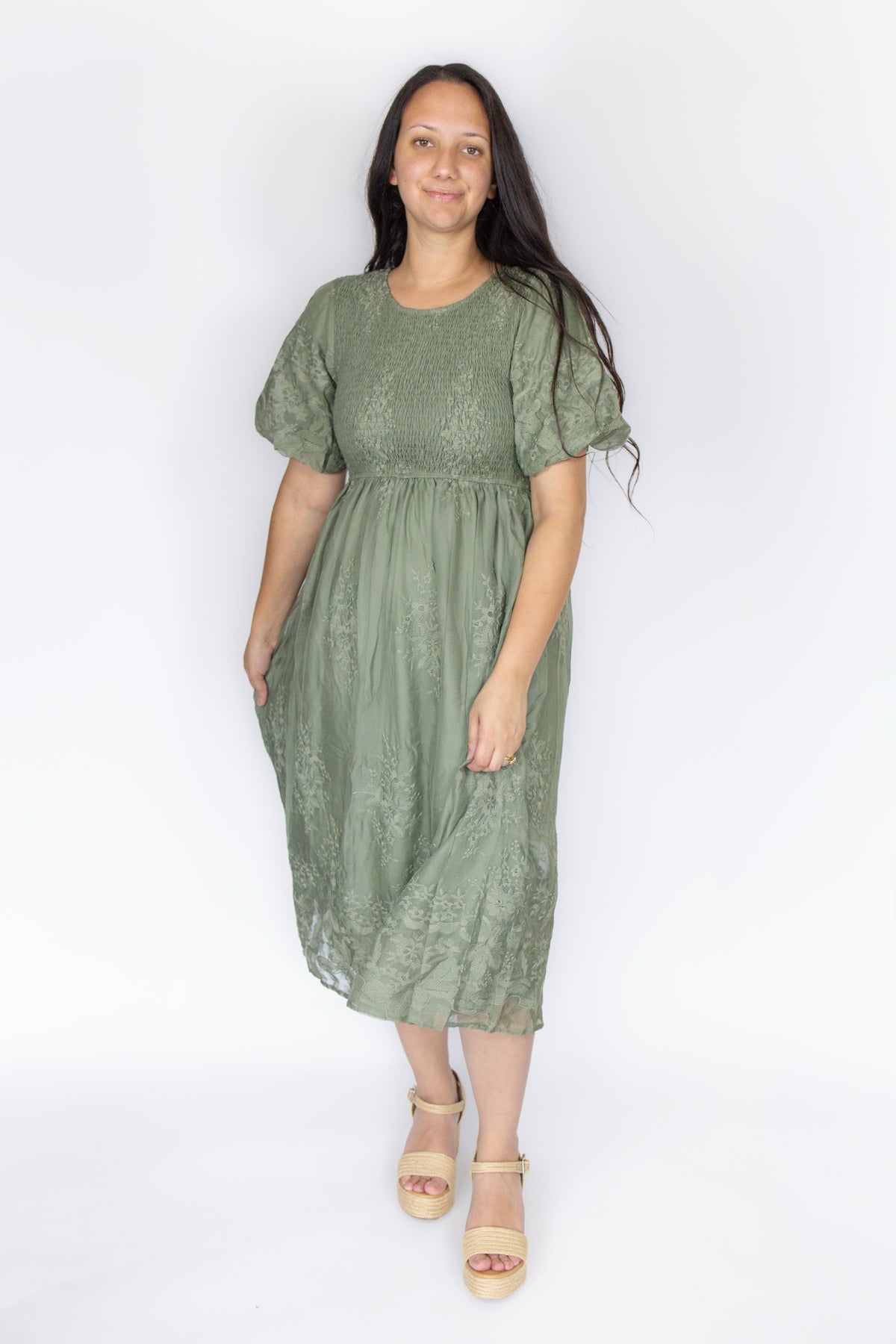 Ivy Floral Lace Dress