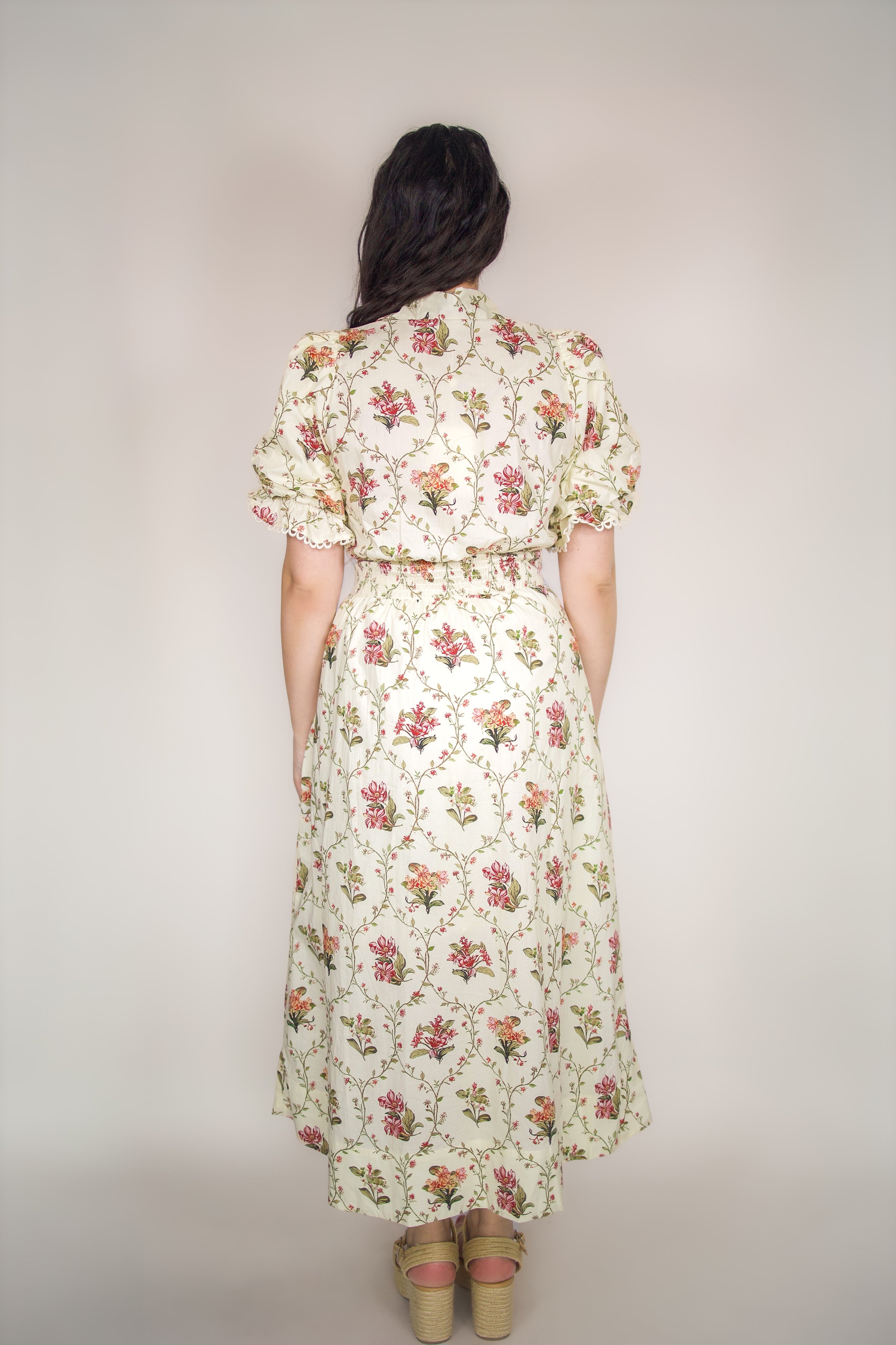 Elodie Floral Midi Dress