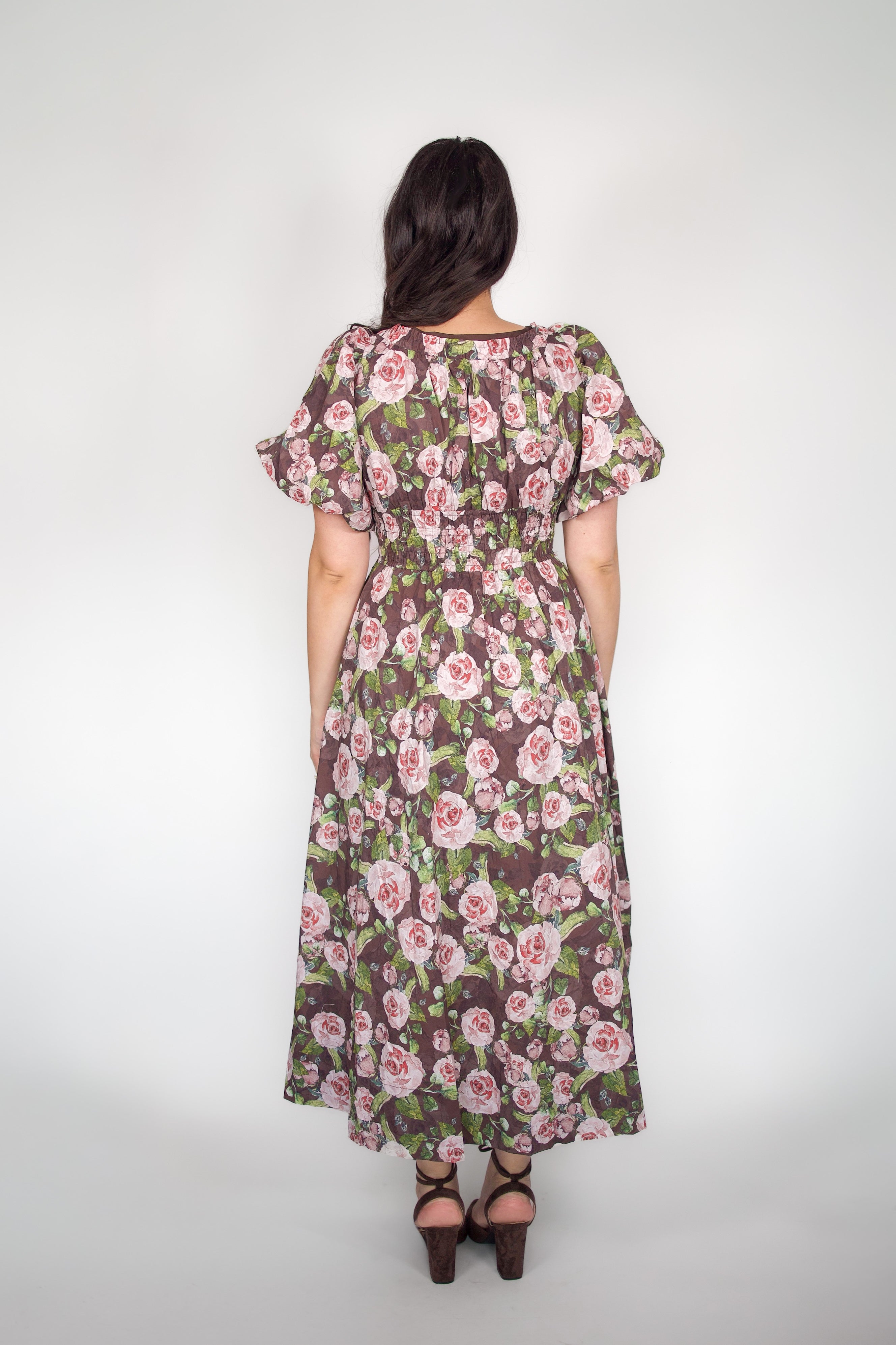 Rosemary Floral Puff Sleeve Dress