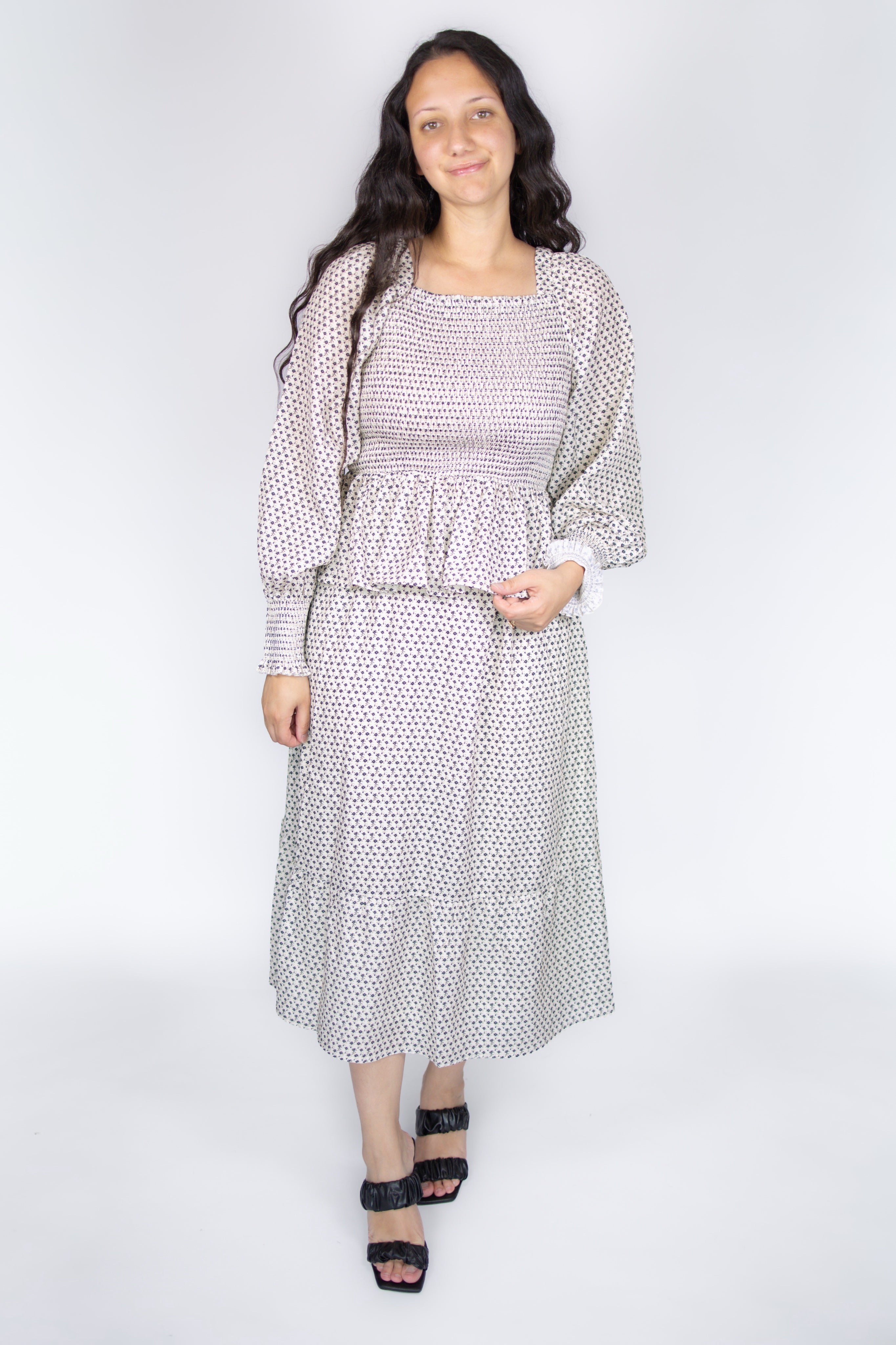Isabella Smocked Skirt Set