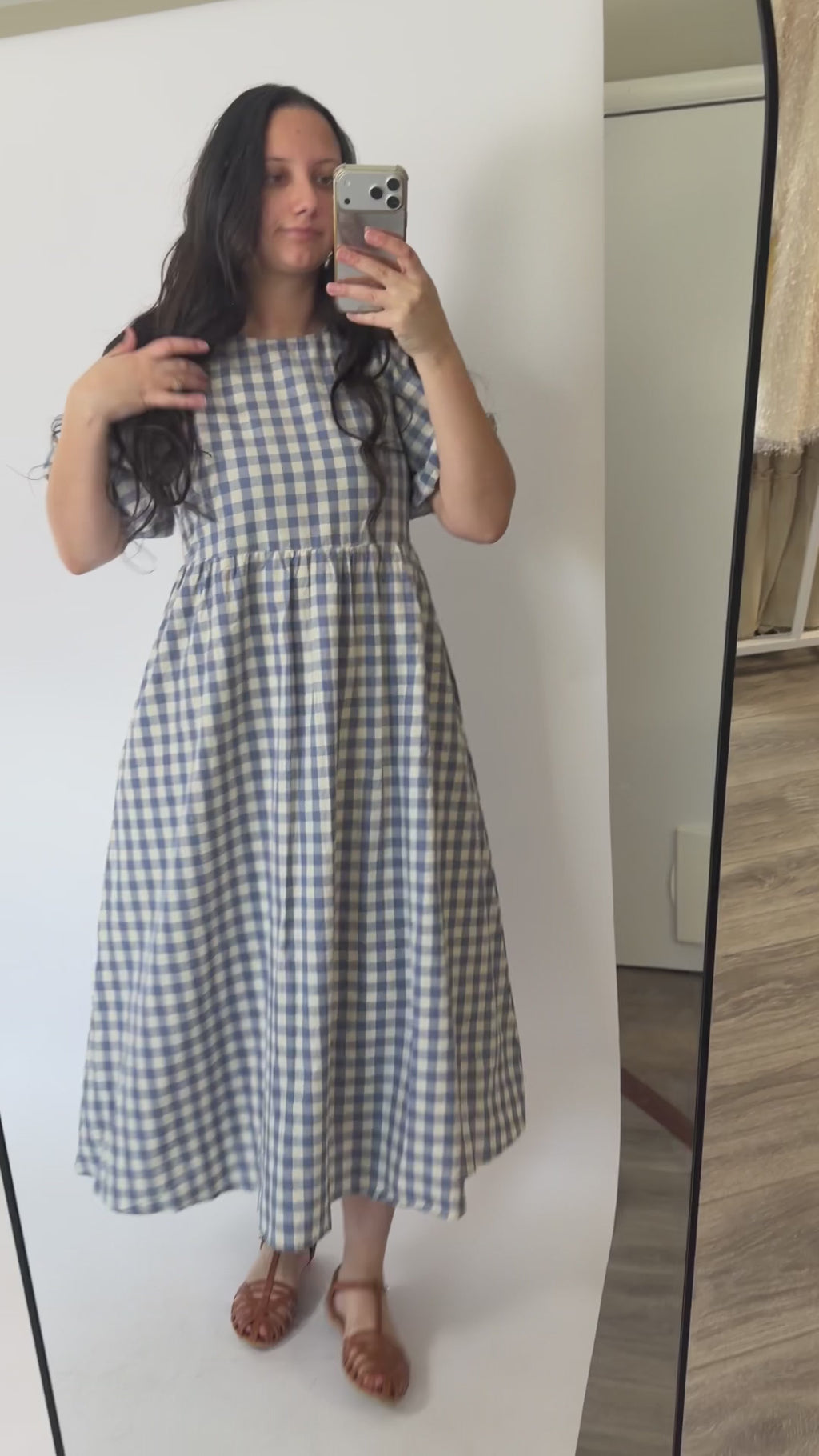 Vestido de guinga Palmer