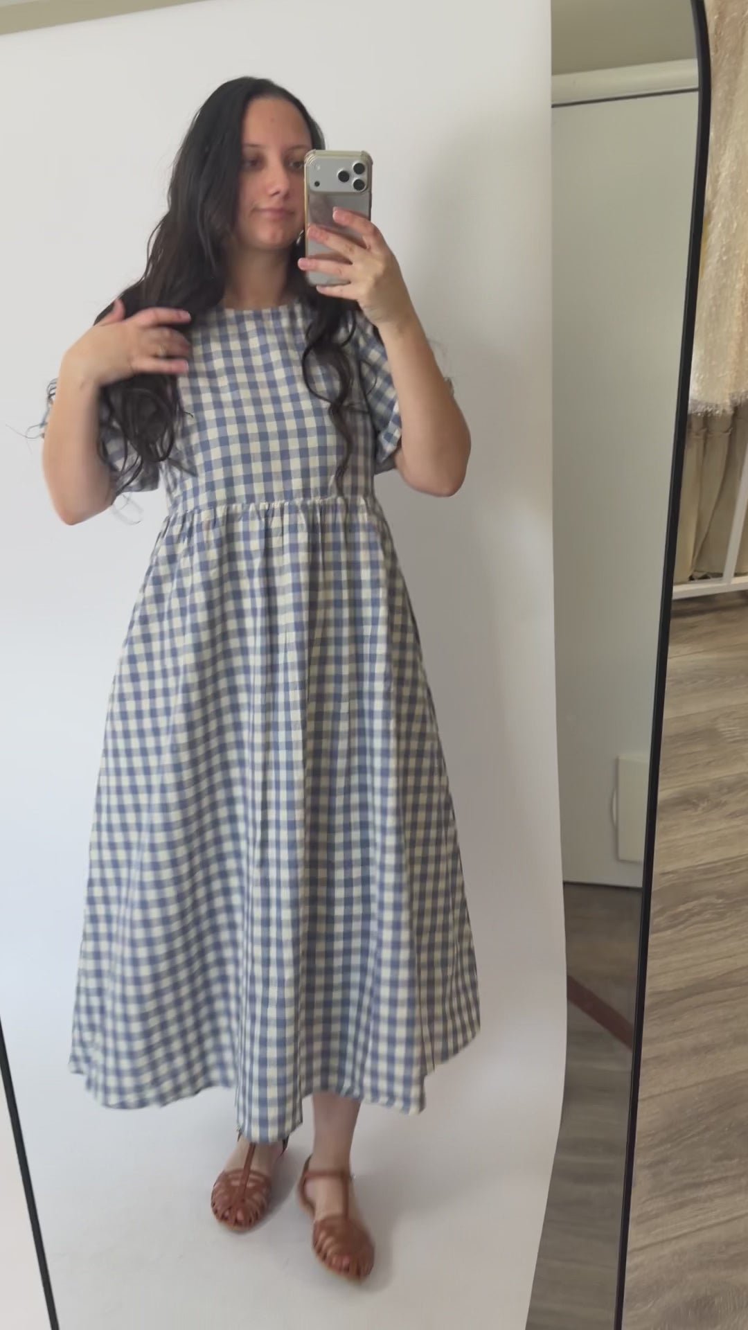 Vestido de guinga Palmer