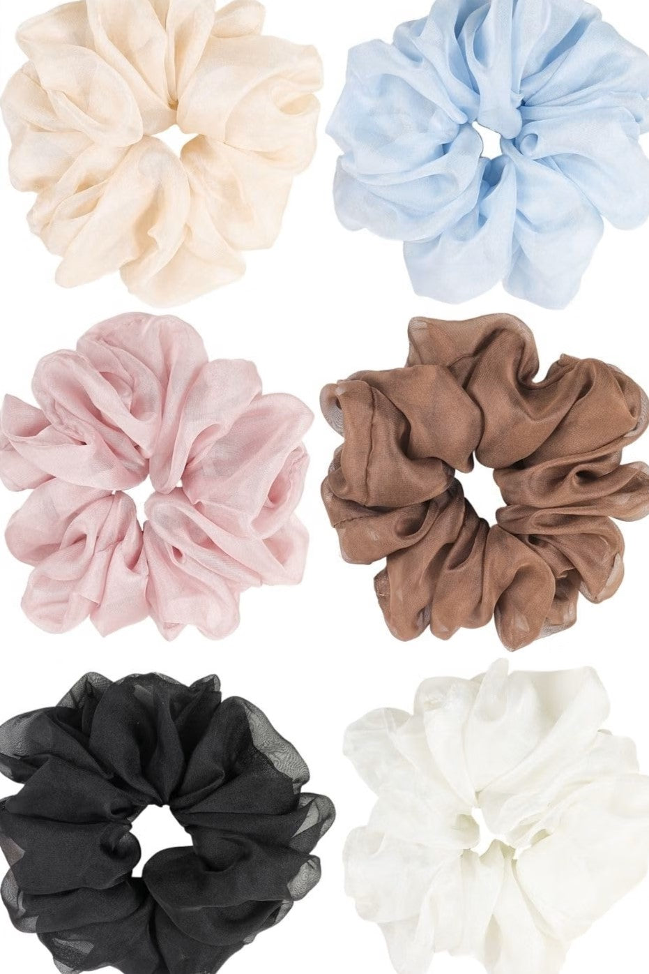Jumbo Chiffon Hair Scrunchie